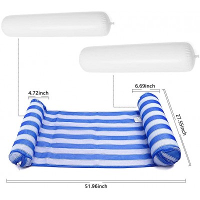 Multi-Purpose Inflatable Water Hammock Portable Swimming Pool Float Hammock Lounge for Adults and Children